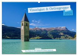 Vinschgau & Ortleralpen (Wandkalender 2024 DIN A2 quer), CALVENDO Monatskalender von A. R. Langlotz,  Markus