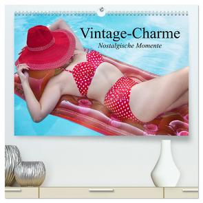 Vintage-Charme. Nostalgische Momente (hochwertiger Premium Wandkalender 2024 DIN A2 quer), Kunstdruck in Hochglanz von Stanzer,  Elisabeth