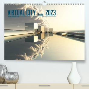 VIRTUAL CITY PLANER 2023 (Premium, hochwertiger DIN A2 Wandkalender 2023, Kunstdruck in Hochglanz) von Steinwald,  Max