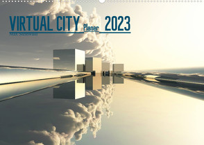 VIRTUAL CITY PLANER 2023 (Wandkalender 2023 DIN A2 quer) von Steinwald,  Max