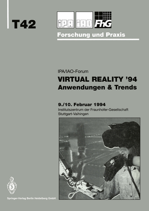 Virtual Reality ’94 von Bullinger,  Hans-Jörg, Warnecke,  Hans J.