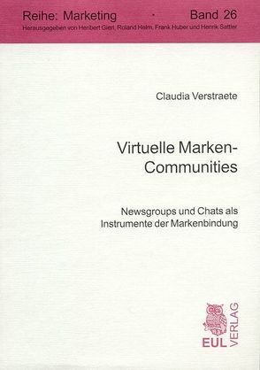 Virtuelle Marken-Communities von Verstraete,  Claudia