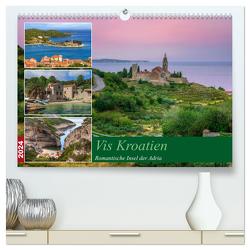 Vis Kroatien – Romantische Insel der Adria (hochwertiger Premium Wandkalender 2024 DIN A2 quer), Kunstdruck in Hochglanz von Kruse,  Joana