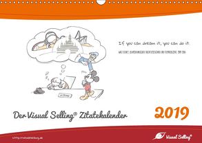 Visual Selling® Zitatekalender 2019 (Wandkalender 2019 DIN A3 quer) von Hamel,  Miriam