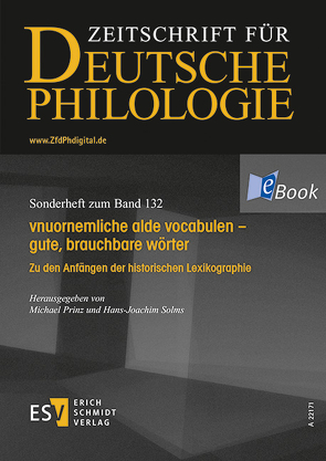 vnuornemliche alde vocabulen – gute, brauchbare wörter von Bär,  Jochen A, Czajkowski,  Luise, Deutsch,  Andreas, Diehl,  Gerhard, Harm,  Volker, Kössinger,  Norbert, Krause,  Rainer, Mikeleitis-Winter,  Almut, Mooijaart,  Marijke, Näßl,  Susanne, Prinz,  Michael, Riecke,  Jörg, Rowley,  Anthony, Schoonheim,  Tanneke, Solms,  Hans Joachim, Ulbrich,  Sabrina