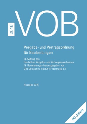 VOB 2016 Gesamtausgabe – Buch mit E-Book