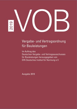 VOB Gesamtausgabe 2019 – Buch mit E-Book