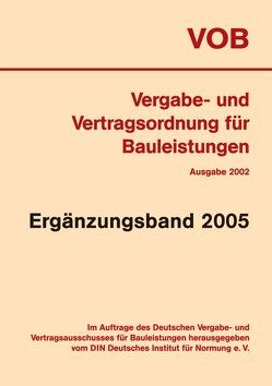 VOB Vergabe- und Vertragsordnung für Bauleistungen