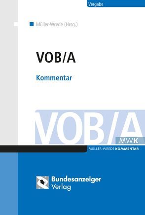 VOB/A von Müller-Wrede,  Malte