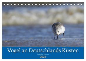 Vögel an Deutschlands Küsten (Tischkalender 2024 DIN A5 quer), CALVENDO Monatskalender von Meister,  Angelika