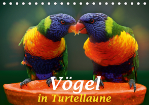 Vögel in Turtellaune (Tischkalender 2021 DIN A5 quer) von Brunner-Klaus,  Liselotte