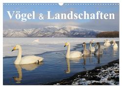 Vögel & Landschaften (Wandkalender 2024 DIN A3 quer), CALVENDO Monatskalender von birdimagency.com,  birdimagency.com