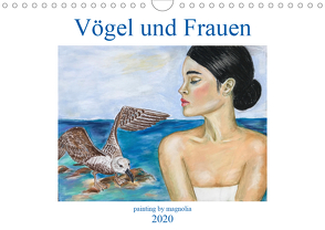 Vögel und Frauen (Wandkalender 2020 DIN A4 quer) von Khrapak,  Natalia