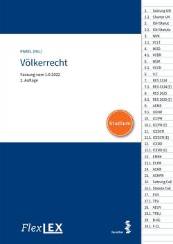 FlexLex Völkerrecht | Studium von Pabel,  Katharina