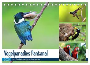 Vogelparadies Pantanal (Tischkalender 2024 DIN A5 quer), CALVENDO Monatskalender von und Michael Herzog,  Yvonne