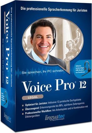 Voice Pro 12 Legal von Linguatec Sprachtechnologien GmbH