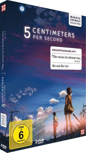 Voices of a Distant Star / 5 Centimeters per Second – Box von Shinkai,  Makoto