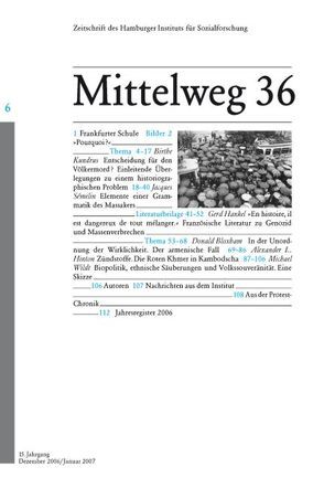 Völkermord von Bloxham,  Donald, Hankel,  Gerd, Hinton,  Alexander L, Kraushaar,  Wolfgang, Kundrus,  Birthe, Sémelin,  Jacques, Wildt,  Michael