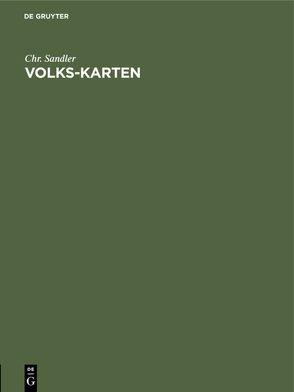 Volks-Karten von Sandler,  Chr.