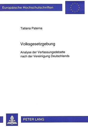 Volksgesetzgebung von Paterna,  Tatiana