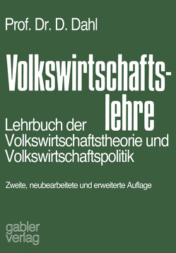 Volkswirtschaftslehre von Dahl,  Dieter