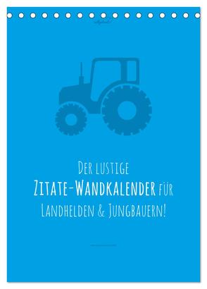 vollgeherzt: landgötter – Der lustige Zitate-Wandkalender für Landhelden und Jungbauern! (Tischkalender 2024 DIN A5 hoch), CALVENDO Monatskalender von Vollgeherzt,  Leo