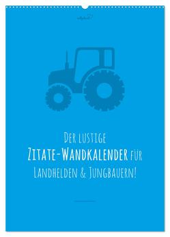 vollgeherzt: landgötter – Der lustige Zitate-Wandkalender für Landhelden und Jungbauern! (Wandkalender 2024 DIN A2 hoch), CALVENDO Monatskalender von Vollgeherzt,  Leo