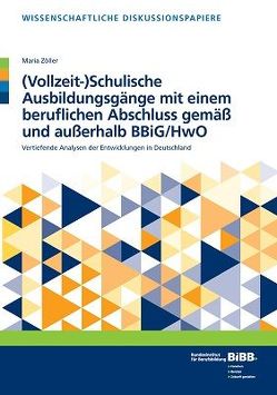 (Vollzeit-)Schulische Ausbildungsgänge mit einem beruflichen Abschluss gemäß und außerhalb BBiG/HwO von Bundesinstitut für Berufsbildung (BIBB), Zöller,  Maria