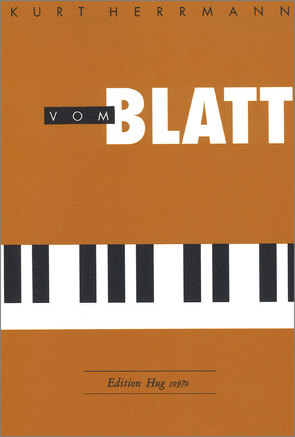 Vom Blatt – Textband von Herrmann,  Kurt