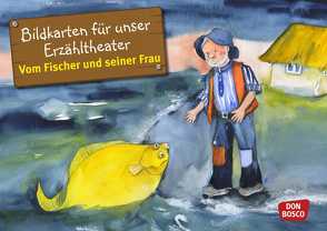 Vom Fischer und seiner Frau. Kamishibai Bildkartenset von Grimm Brüder, Lefin,  Petra