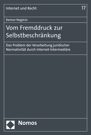 Vom Fremddruck zur Selbstbeschränkung von Negócio,  Ramon