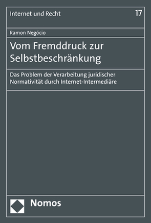 Vom Fremddruck zur Selbstbeschränkung von Negócio,  Ramon