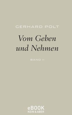 Vom Geben und Nehmen von Polt,  Gerhard