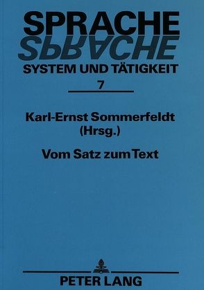 Vom Satz zum Text von Sommerfeldt,  Karl-Ernst