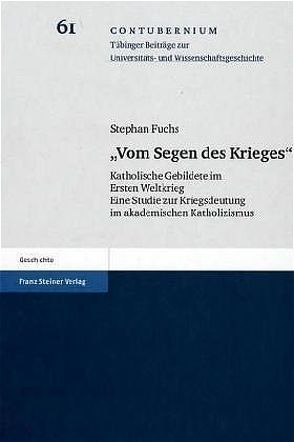 „Vom Segen des Krieges“ von Fuchs,  Stephan