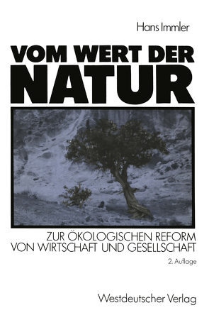 Vom Wert der Natur von Immler,  Hans