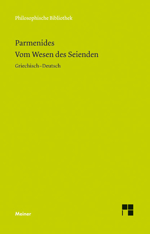 Vom Wesen des Seienden von Hölscher,  Uvo, Parmenides, Reckermann,  Alfons