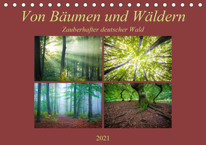 Von Bäumen und Wäldern – Zauberhafter deutscher Wald (Tischkalender 2021 DIN A5 quer) von Wasilewski,  Martin