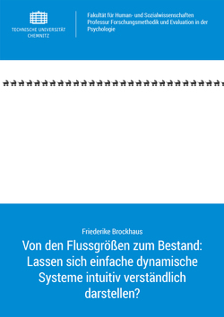 Von den Flussgrößen zum Bestand: Lassen sich einfache dynamische Systeme intuitiv verständlich darstellen? von Brockhaus,  Friederike