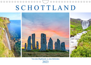 Von den Highlands zu den Hebriden (Wandkalender 2023 DIN A4 quer) von Schnitzler,  Harald