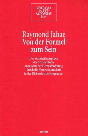 Von der Formel zum Sein von Jahae,  Raymond