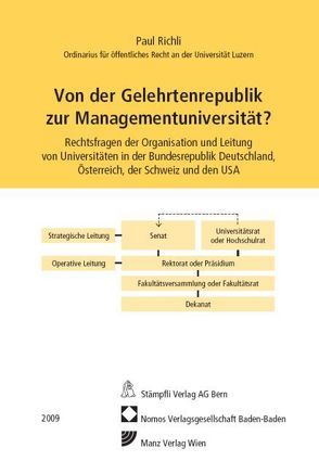 Von der Gelehrtenrepublik zur Managementuniversität? von Richli,  Paul