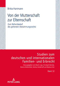 Von der Mutterschaft zur Elternschaft von Hartmann,  Britta