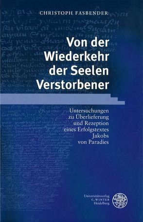 Von der Wiederkehr der Seelen Verstorbener von Fasbender,  Christoph