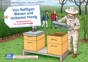 Von fleißigen Bienen und leckerem Honig. Kamishibai Bildkartenset von Hauenschild,  Lydia, Penava,  Mile