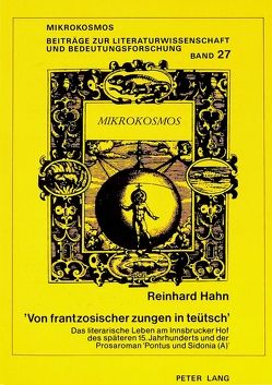 «Von frantzosischer zungen in teütsch» von Hahn,  Reinhard