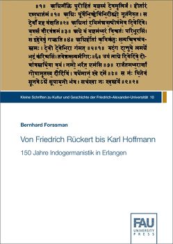 Von Friedrich Rückert bis Karl Hoffmann von Forssman,  Bernhard