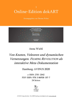 Von Knoten, Vektoren und dynamischen Vernetzungen. von Wiehl,  Anna