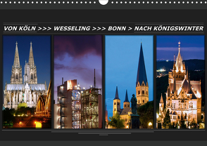 Von Köln nach Königswinter (Wandkalender 2021 DIN A3 quer) von Bonn,  BRASCHI