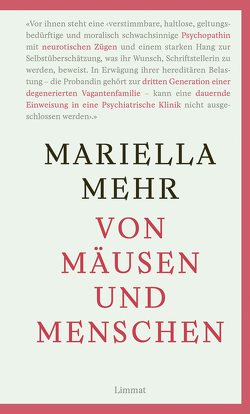 Von Mäusen und Menschen von Emmenegger,  Thomas, Mehr,  Mariella